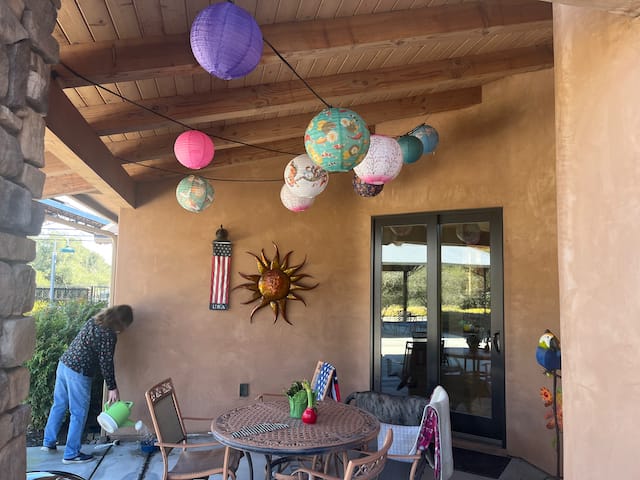 Customer photo review of 10" Fuchsia / Hot Pink Round Paper Lantern, Even Ribbing, Chinese Hanging Wedding & Party Decoration