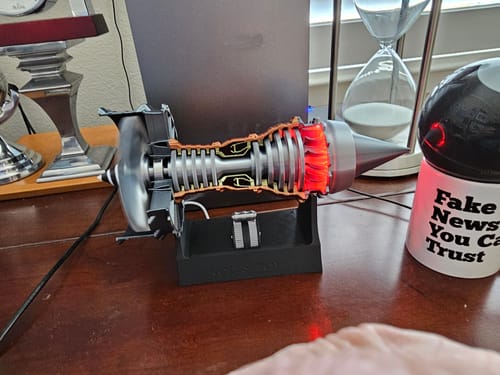 Customer photo review of Tr-900 Aero Engine 3d Print Model