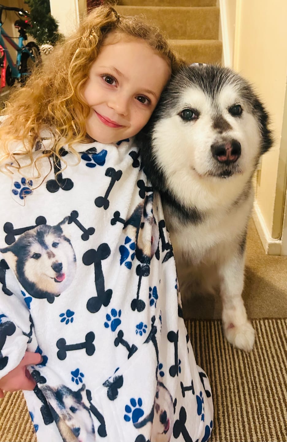 Customer photo review of Custom Dog Hoodie