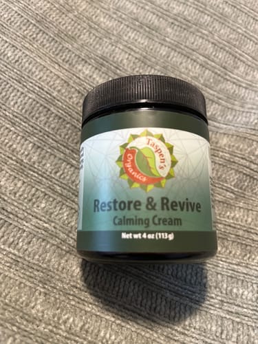 Customer photo review of Restore & Revive Calming Salve