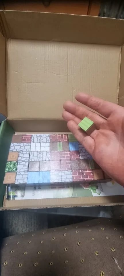 Customer photo review of מיינקראפט- קוביות מגנטיות