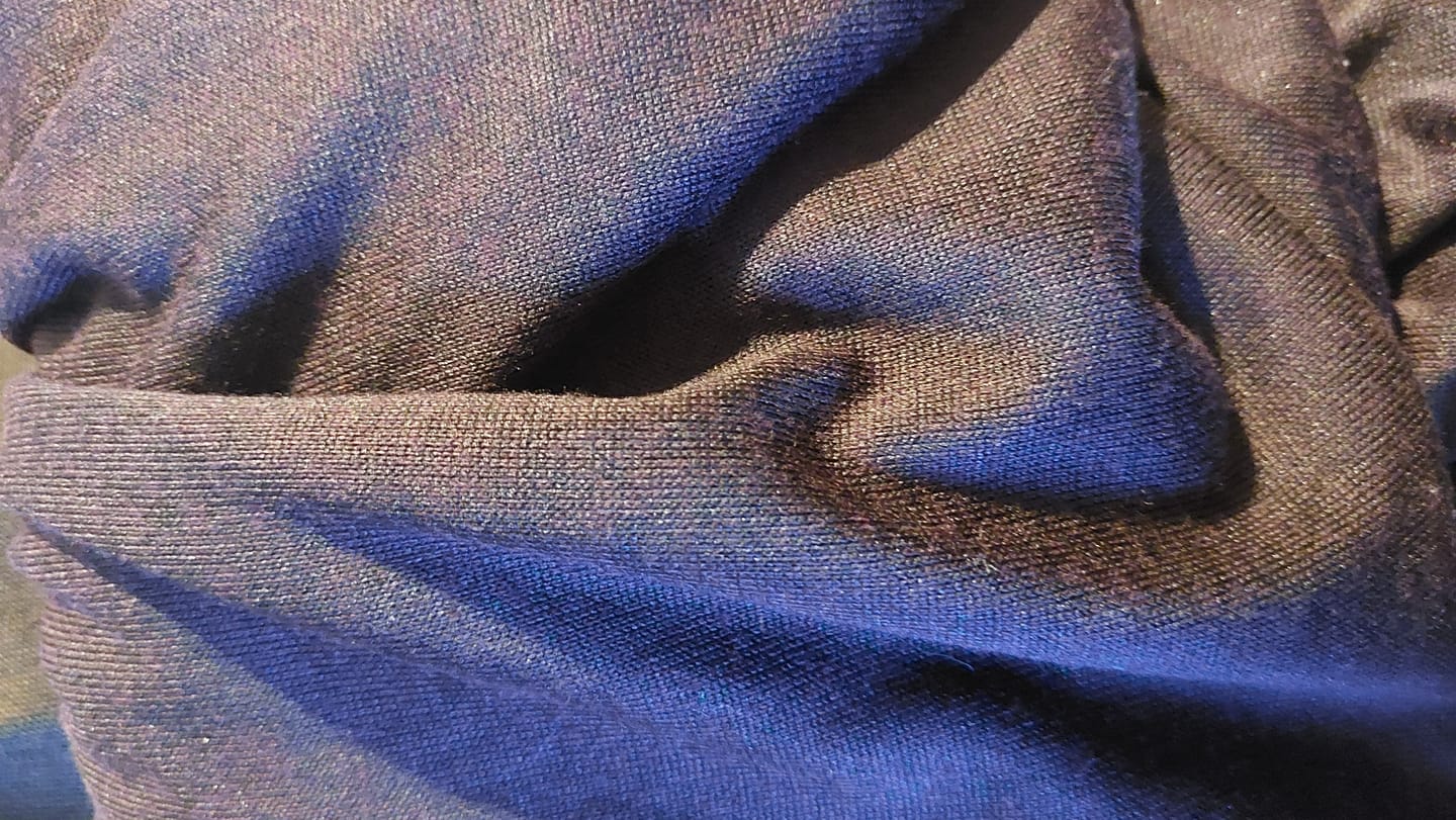 Customer photo review of Melange Knit Fabric