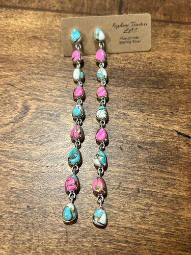 Customer photo review of Handmade Cotton Candy Sterling Adjustable Naja Ring