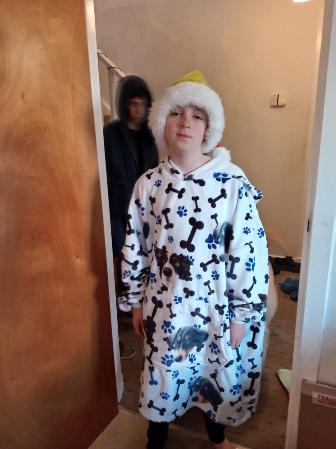 Customer photo review of Custom Dog Hoodie