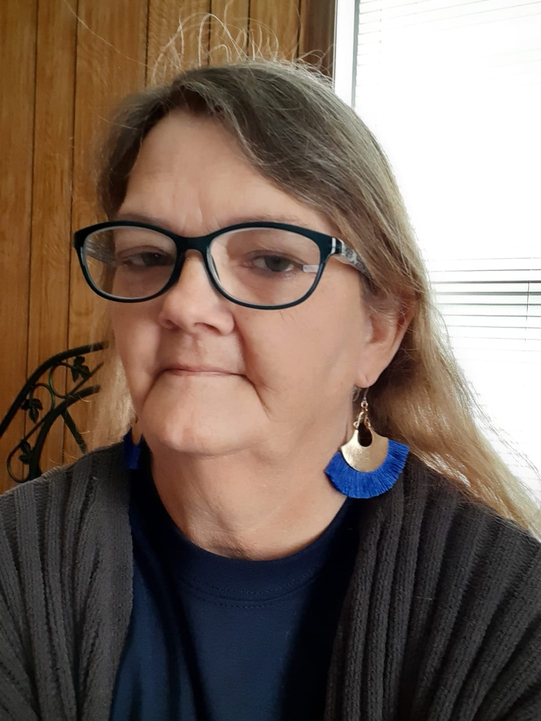 Customer photo review of Party Dangles Hypoallergenic Earrings for Sensitive Ears Made with Plastic Posts