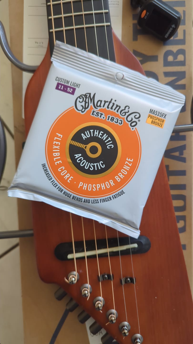 Customer photo review of 【Boîte ouverte】Donner HUSH-I Guitare