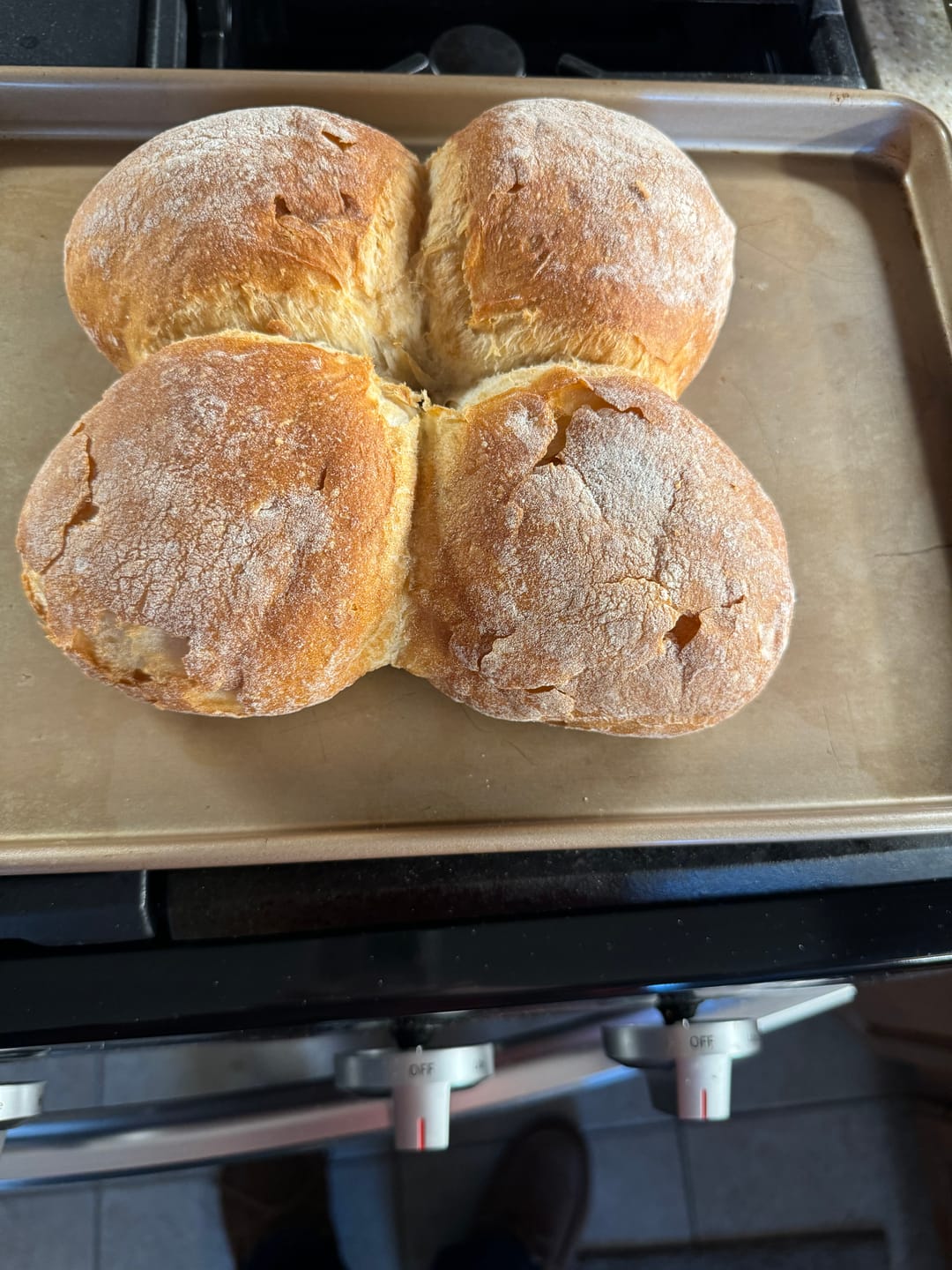 Customer photo review of Stone Oven Bürli Bread