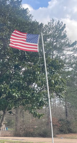 Customer photo review of 3' x 5' American Flag