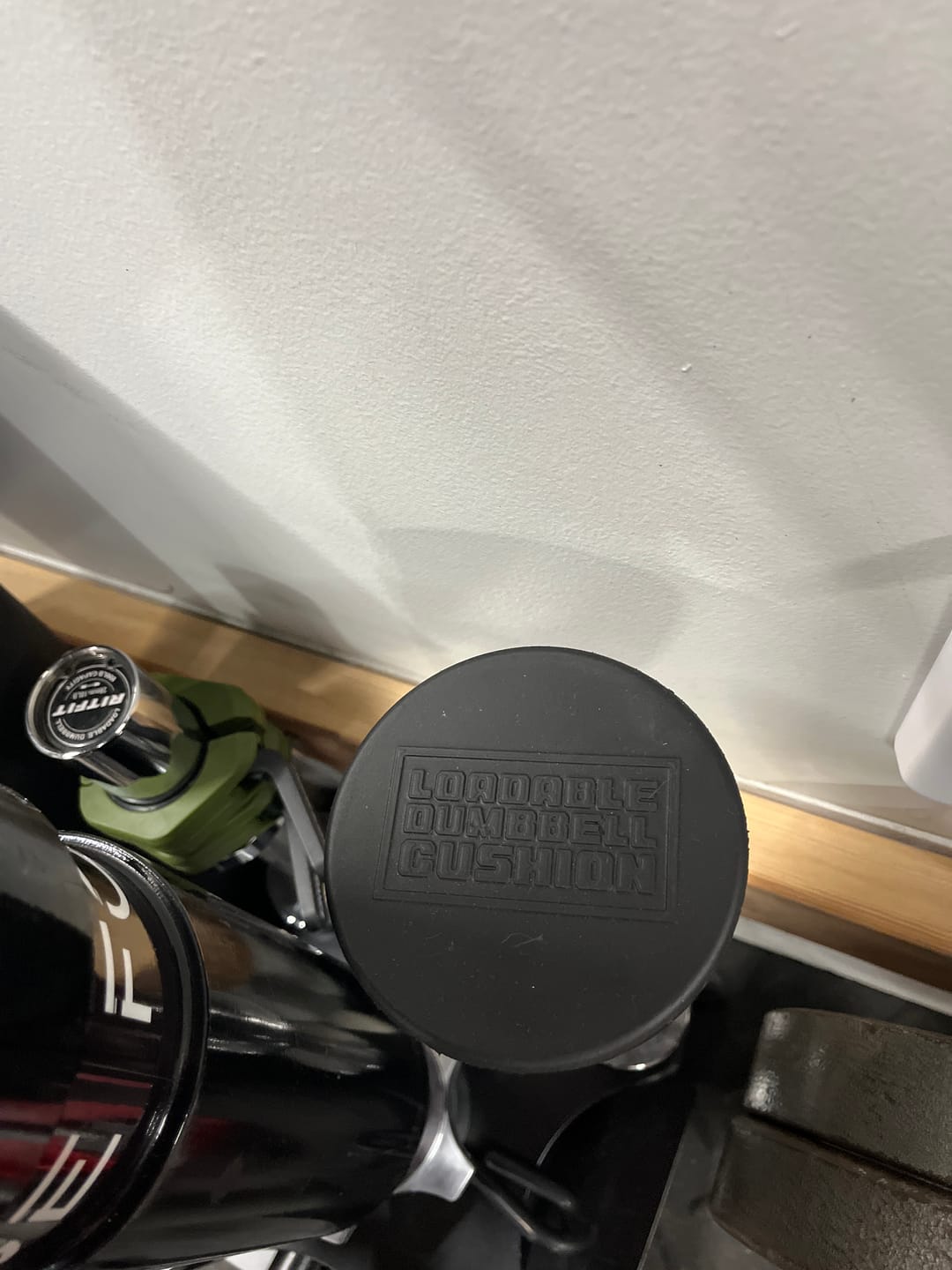 Customer photo review of Loadable Dumbbell Cushions