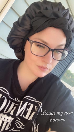 Customer photo review of Dermave™ Silk Bonnet