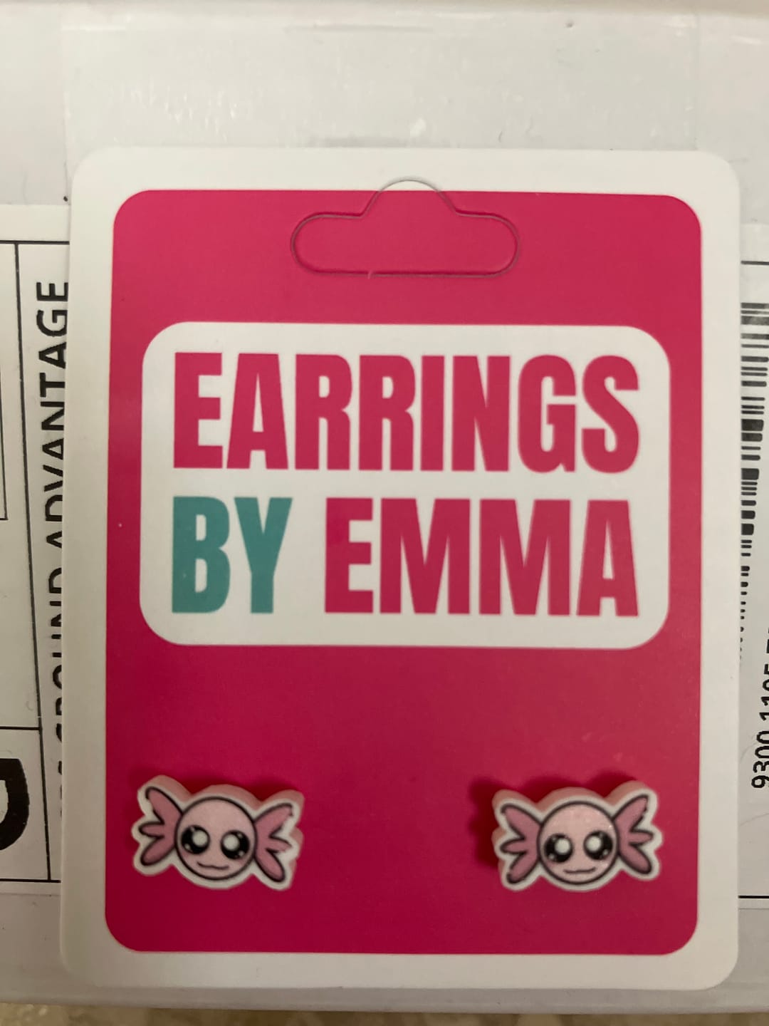 Customer photo review of Axolotl Studs Hypoallergenic Earrings for Sensitive Ears Made with Plastic Posts