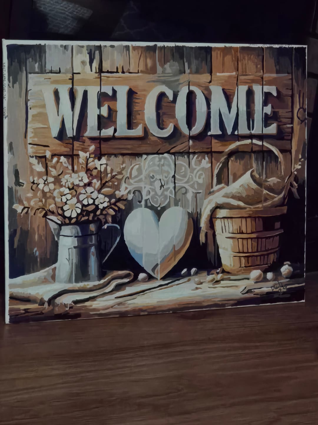 Customer photo review of Paint by Numbers - Welcome