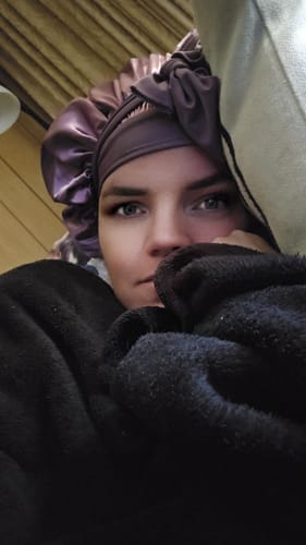 Customer photo review of Dermave™ Silk Bonnet