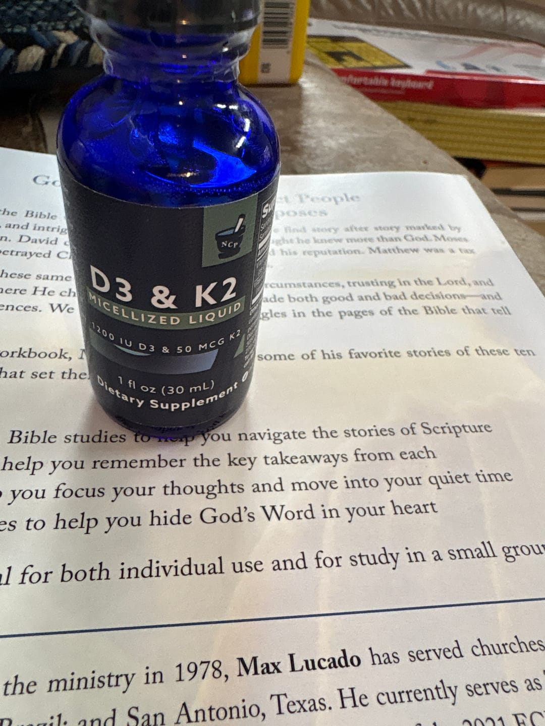 Customer photo review of D3 & K2 Micellized Liquid