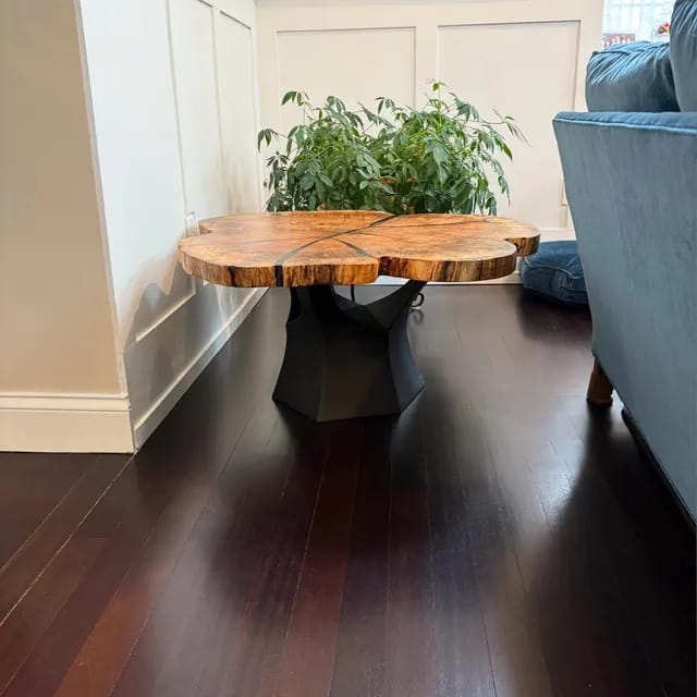 Customer photo review of 106G Namu 16" Black Coffee Table Base - Grand Size
