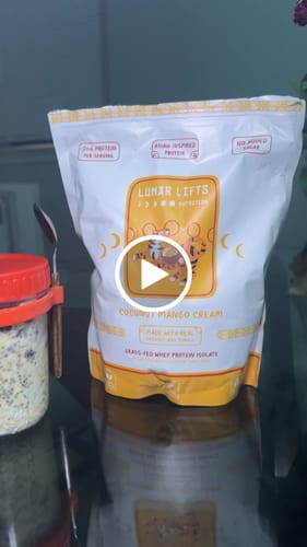 Customer video review of Coconut Mango Cream - Whey Protein Isolate