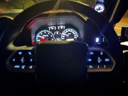 Customer photo review of Basic Black Leather Steering Wheel Upgrade Kit for Toyota