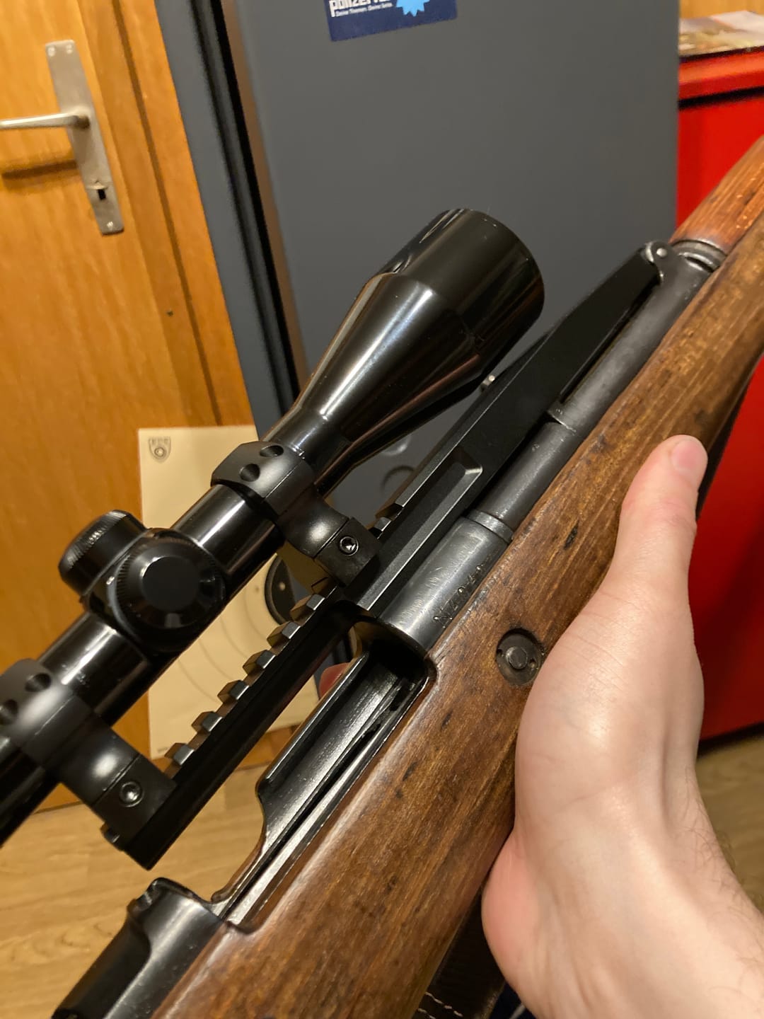 Customer photo review of Ultra Low-profile Mauser K98k NDT Scope Mount Gen 3 picatinny rail