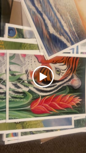 Customer video review of 6x8 Giclee Fine Art Prints