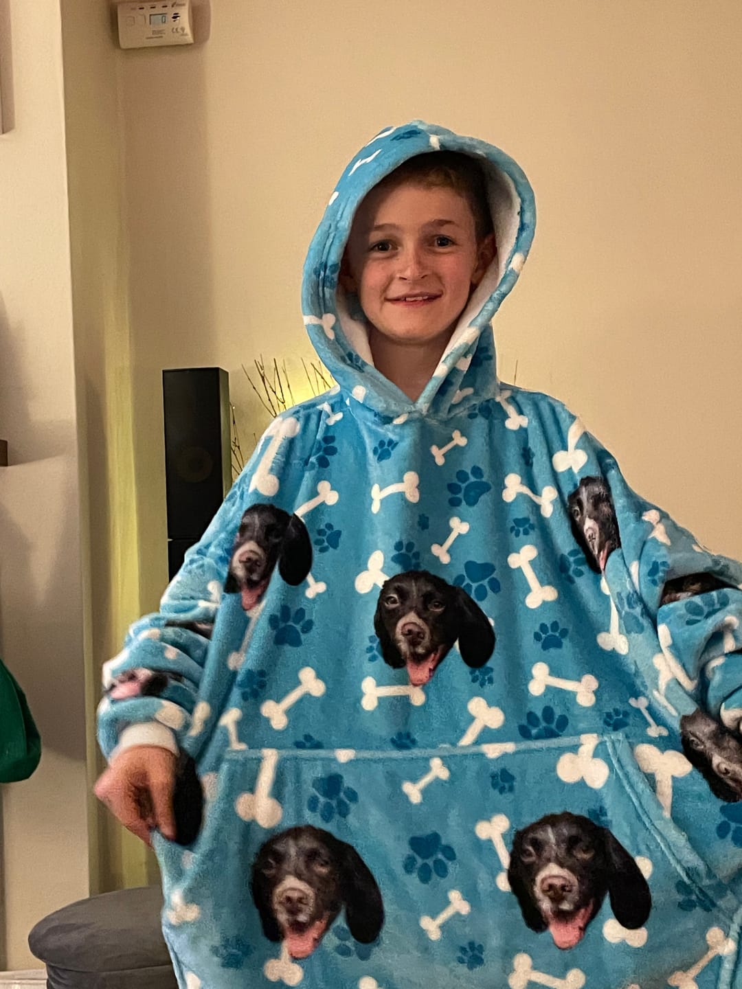 Customer photo review of Custom Dog Hoodie