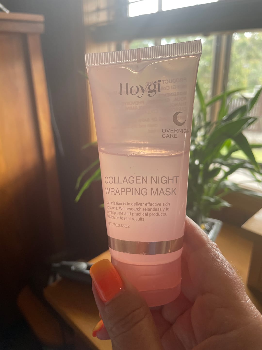 Customer photo review of The Naked Skin™ Collagen Overnight Wrapping Mask