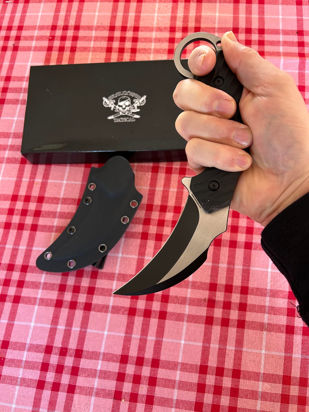 Customer photo review of Deep 6 Karambit