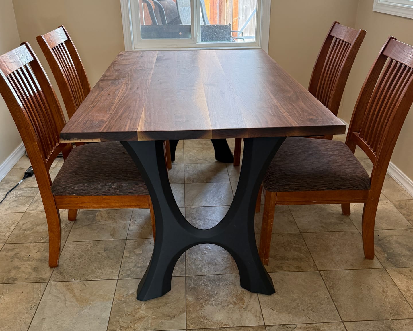 Customer photo review of Table Legs 405 Haru 28H Metal Dining Furniture Legs