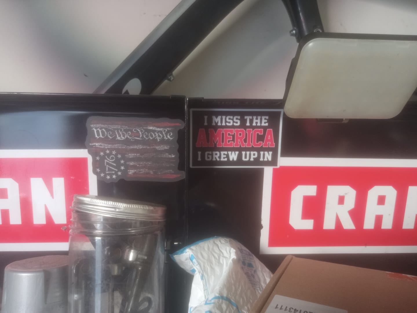 Customer photo review of I Miss The America I Grew Up In Decal