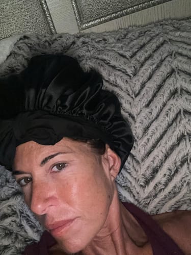 Customer photo review of Dermave™ Silk Bonnet