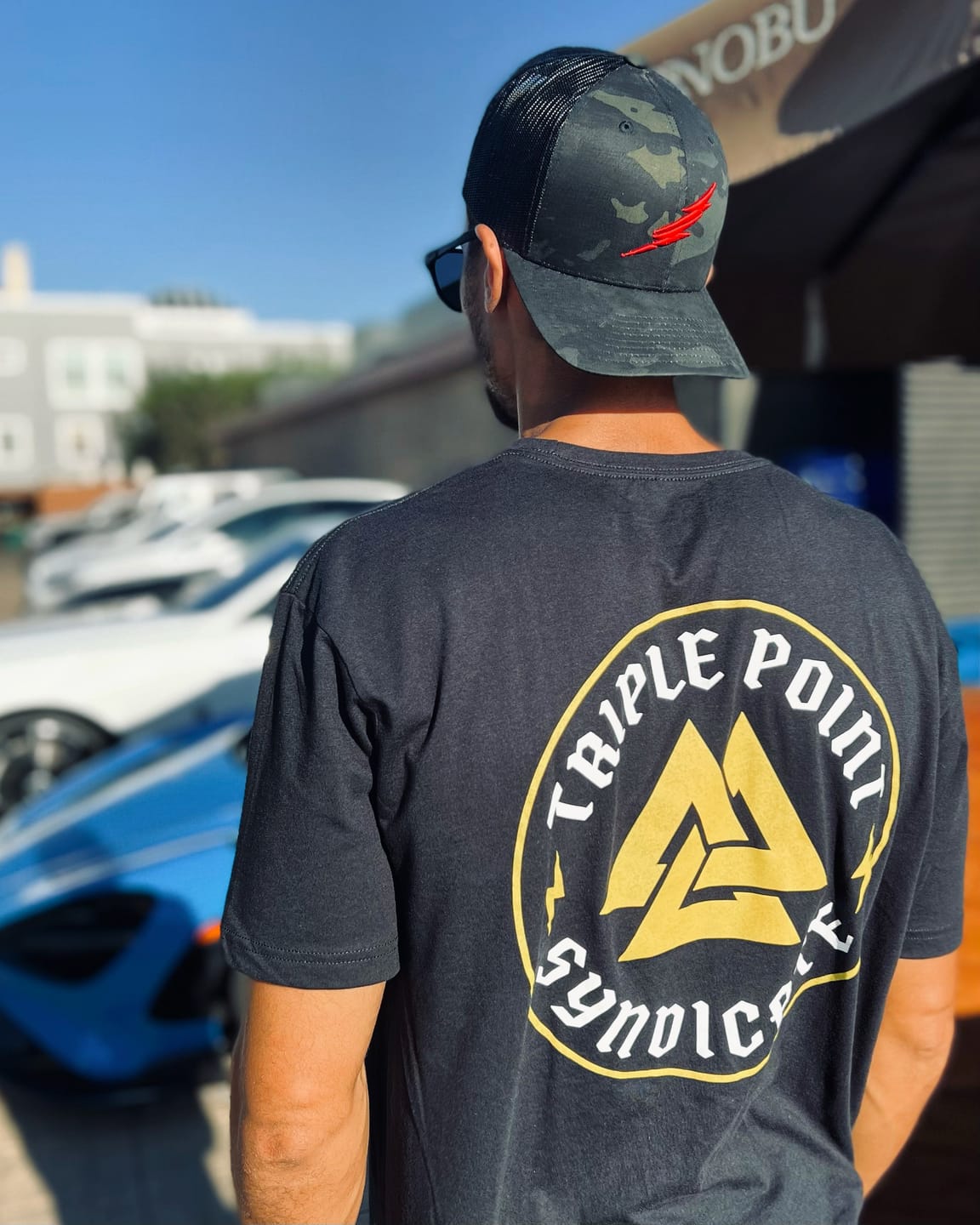 Customer photo review of SYNDICATE TEE // BLACK