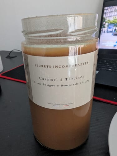 Customer photo review of Caramel Crème d'Isigny et Beurre salé d'Isigny AOP Fleur de sel de Guérande IGP