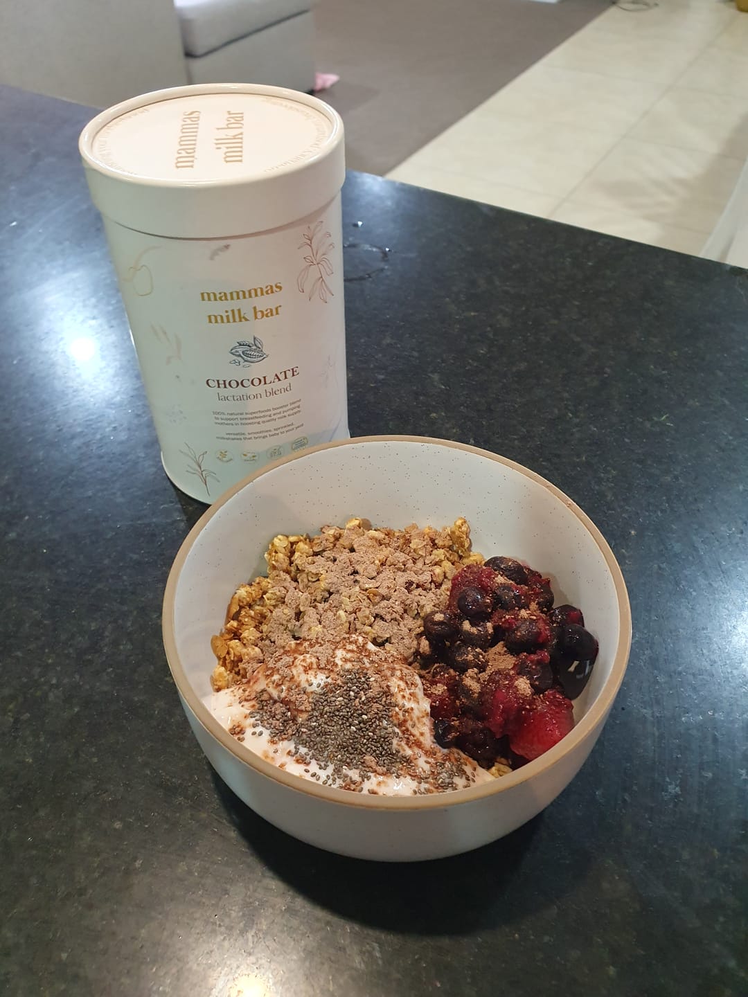 Customer photo review of Chocolate Lactation Blend