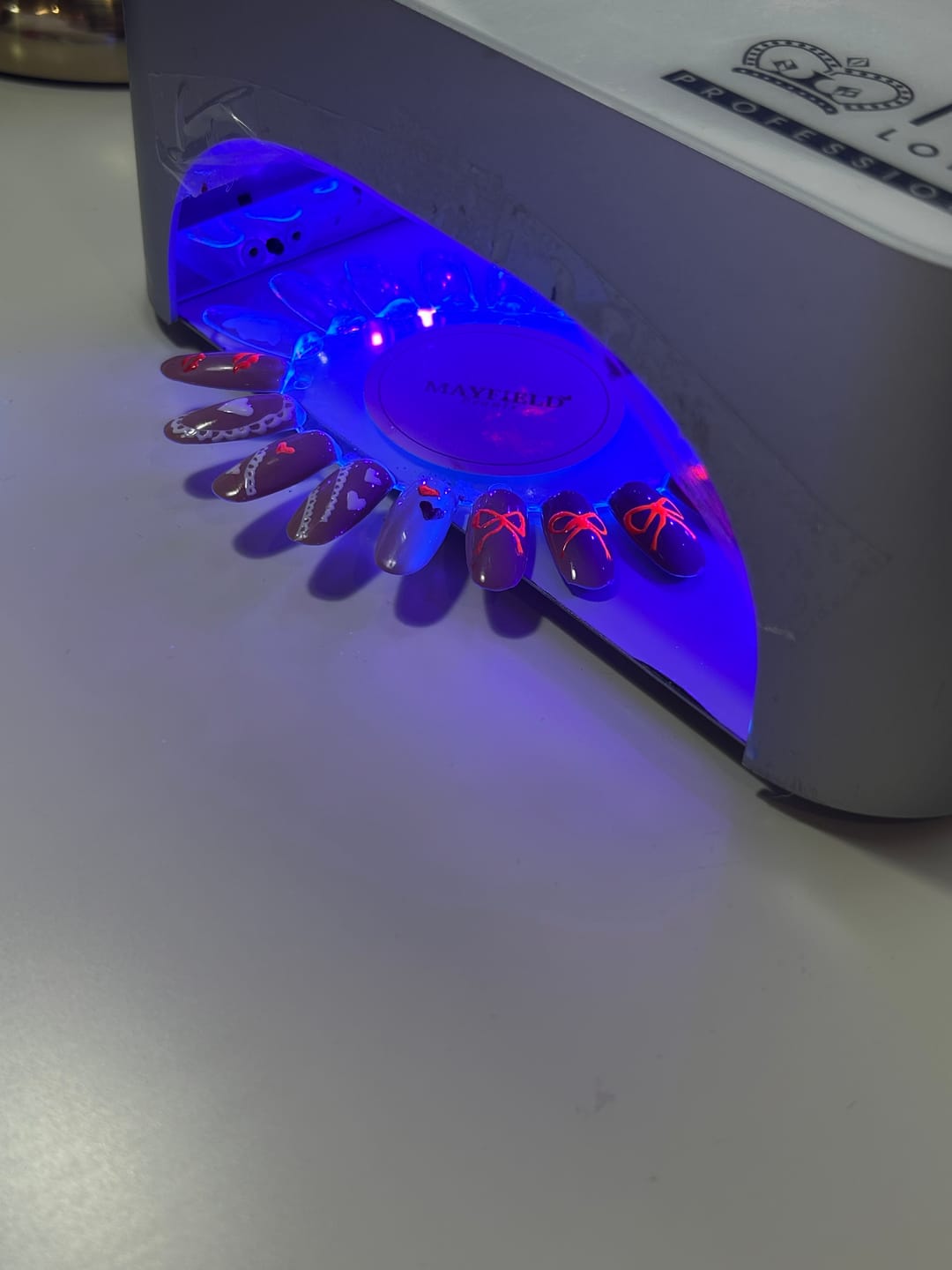 Customer photo review of Semilac UV LED Lamp 48/24W Diamond Collection