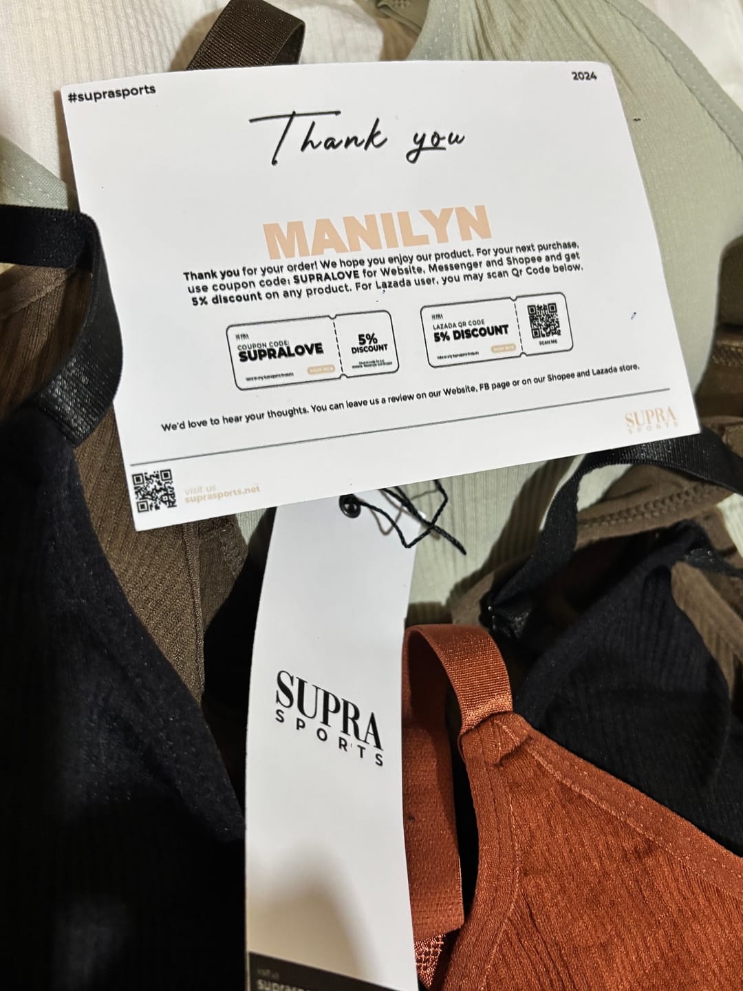 Customer photo review of FETTLE bra - seamless sports bra