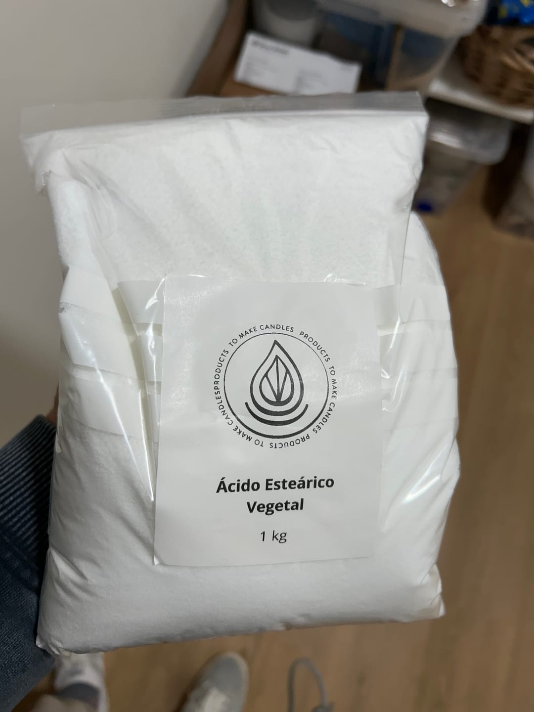 Customer photo review of Ácido Esteárico Vegetal