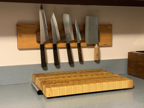 Customer photo review of Yu Kurosaki Gekko Nakiri 165 mm