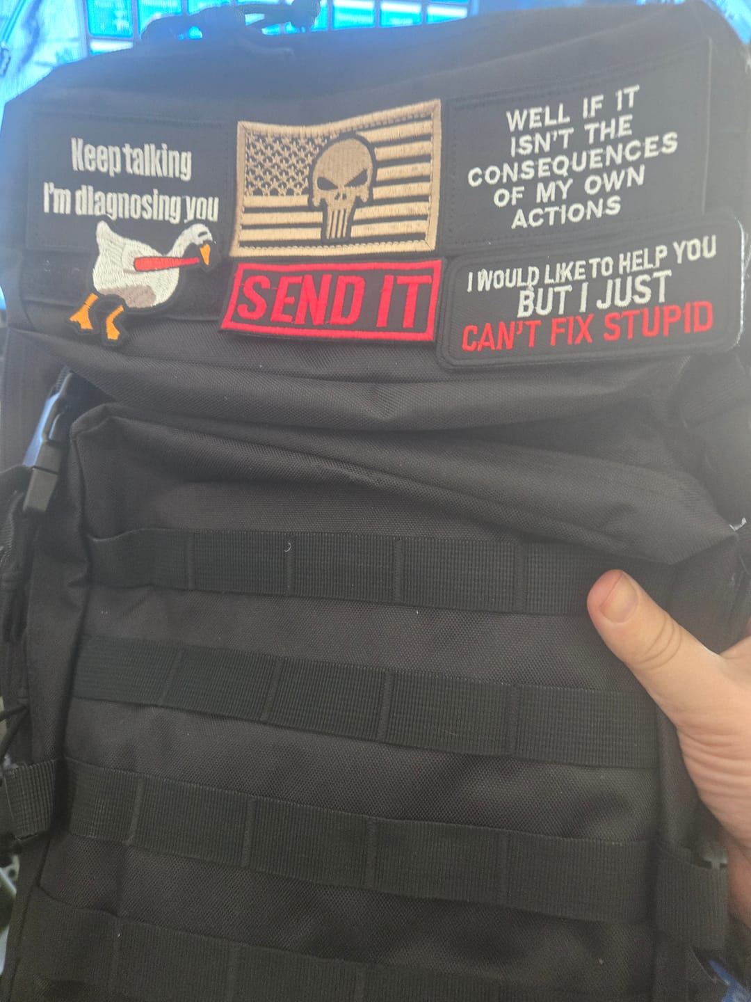 Customer photo review of Tactix H.T. Tactical Backpack