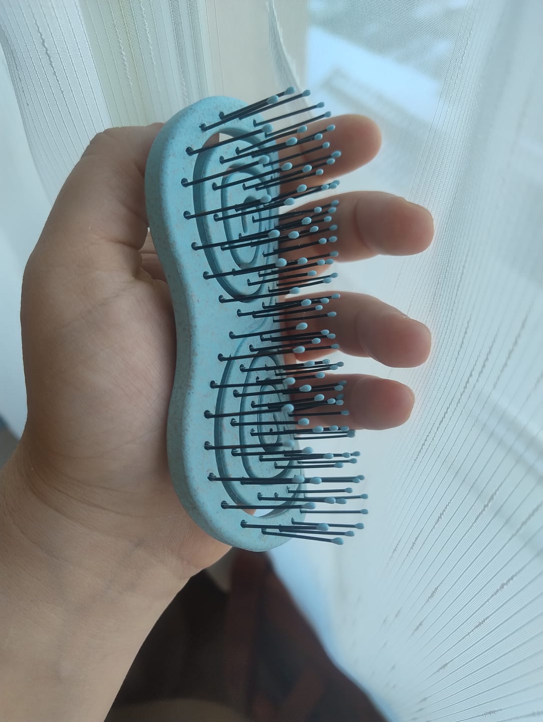 Customer photo review of Компактна Масажна ЕКО четка Doori Compact Аква