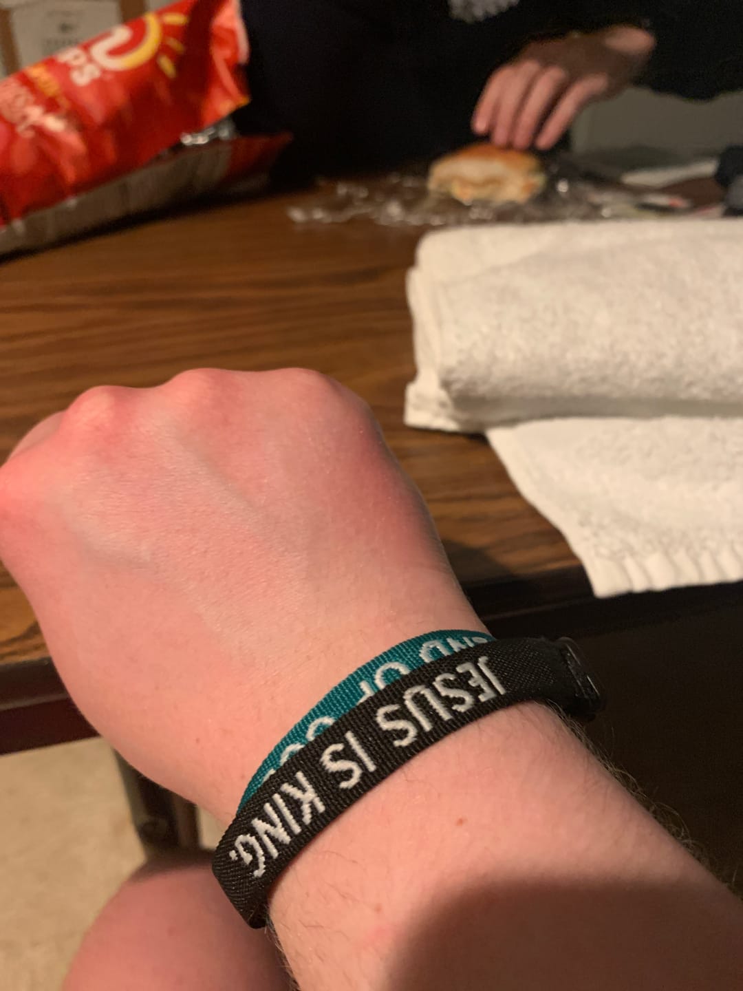 Customer photo review of Christian Faith Bracelets