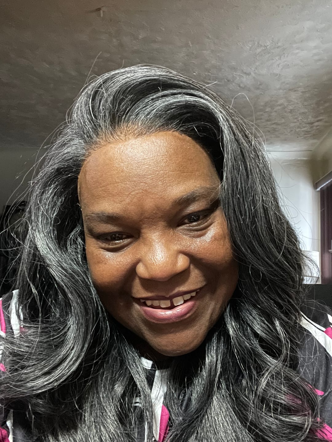 Customer photo review of Outre Perfect Hairline Glueless HD 13x6 Lace Front Wig - TAYON