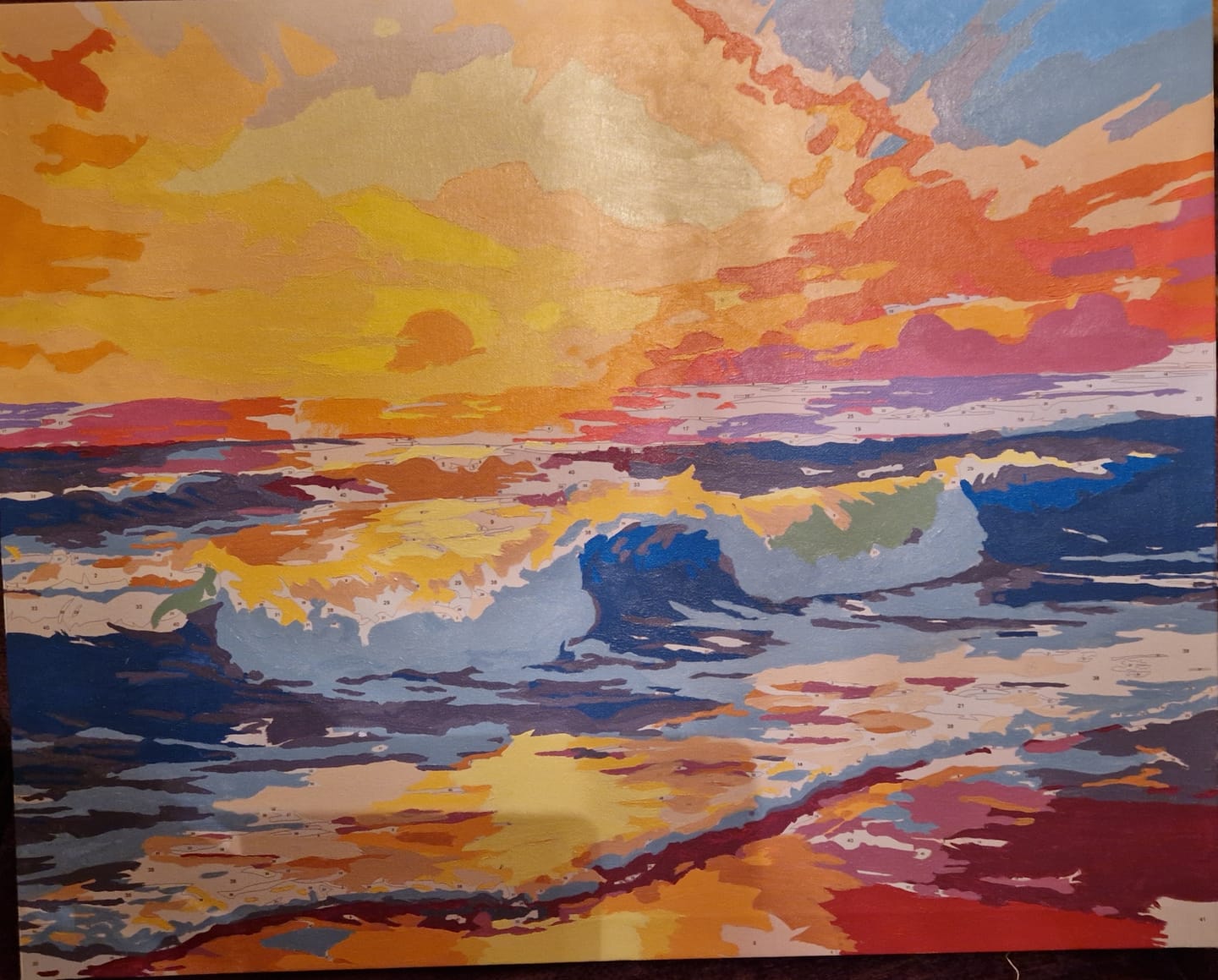 Customer photo review of Sunset Surf
