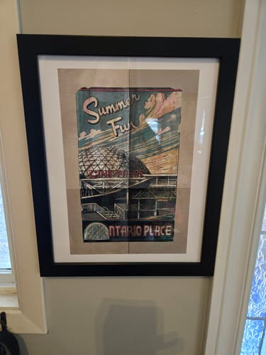 Customer photo review of Ontario Place Poster Art Print | Rob Croxford