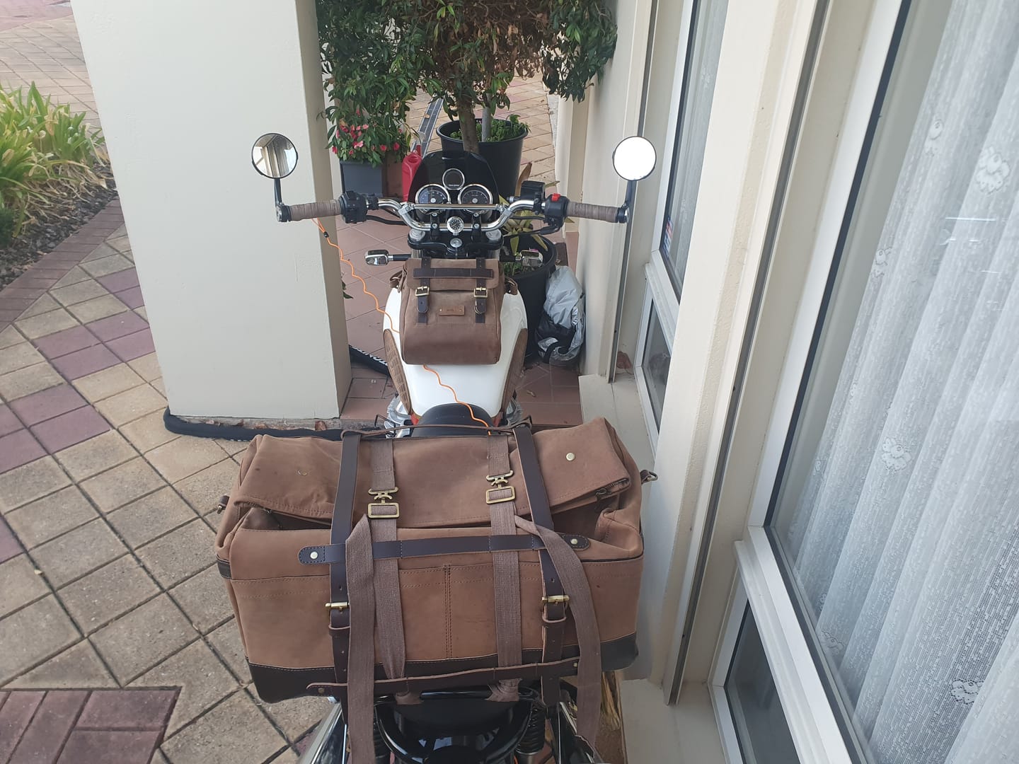 Customer photo review of outlaw duffel bag