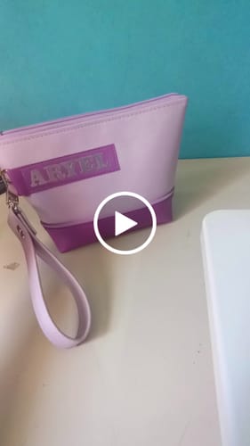 Customer video review of DUNA 0.9MM FUNDO MALHA COR ROXO