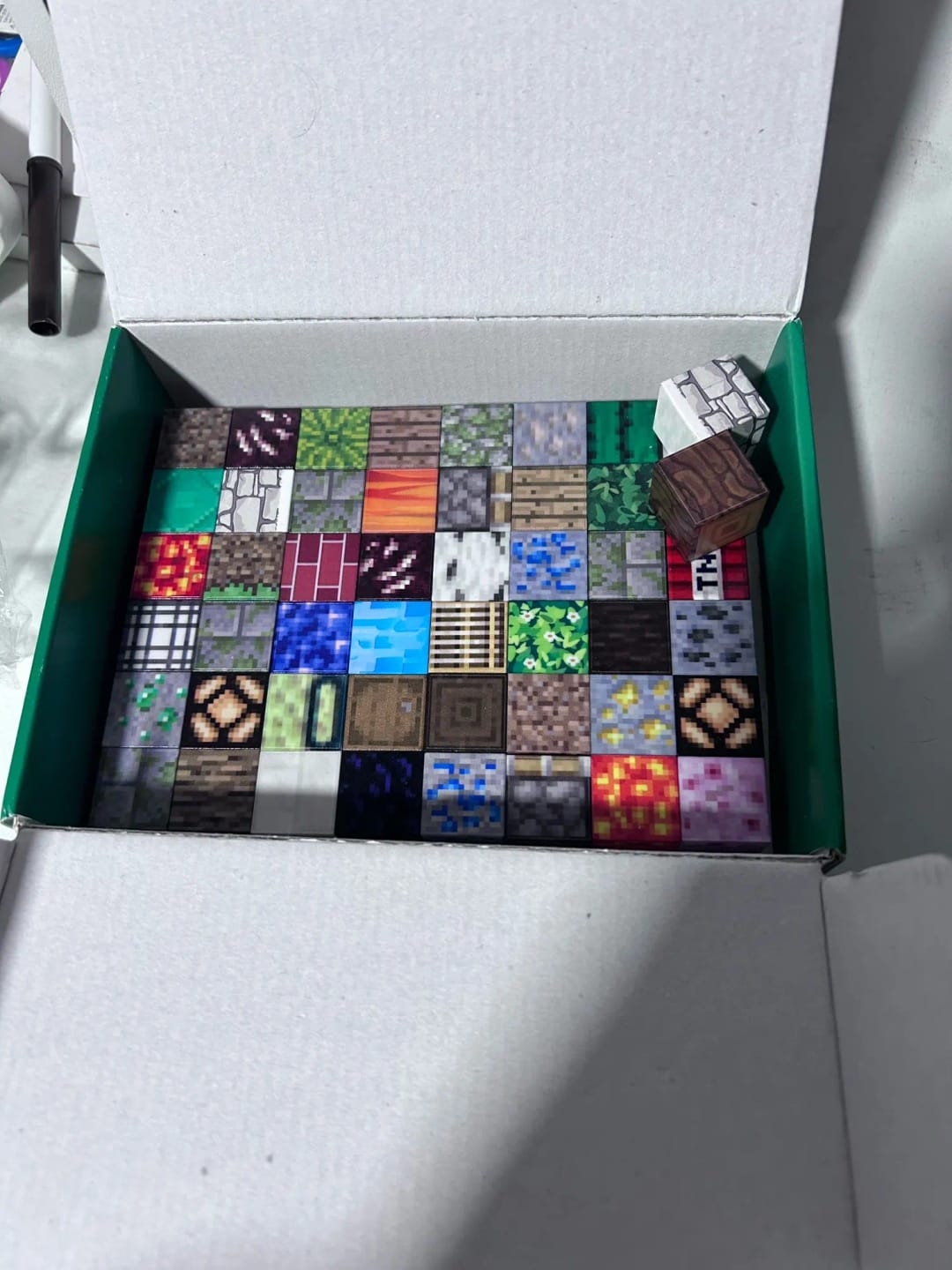 Customer photo review of מיינקראפט- קוביות מגנטיות