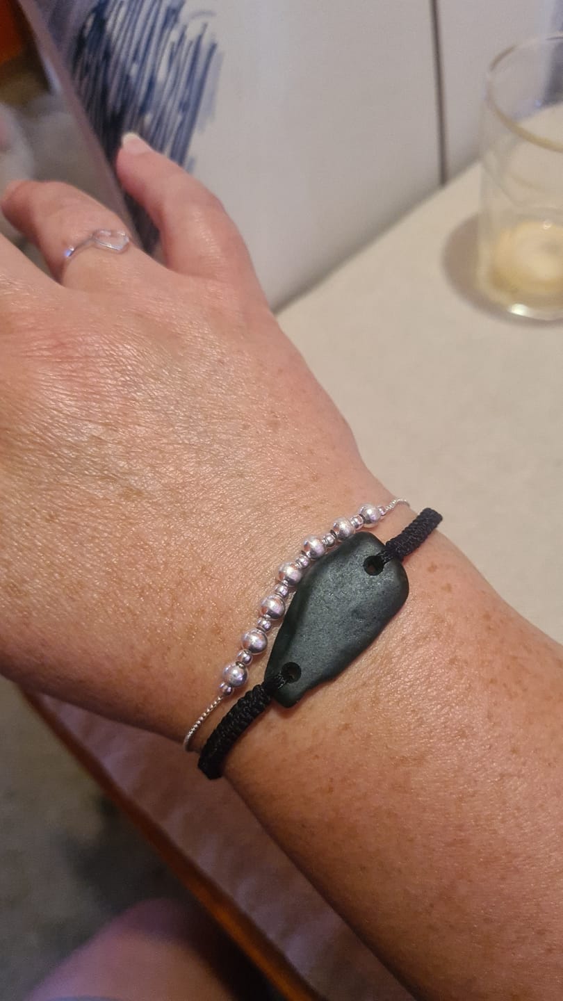 Customer photo review of Greenstone Bracelet