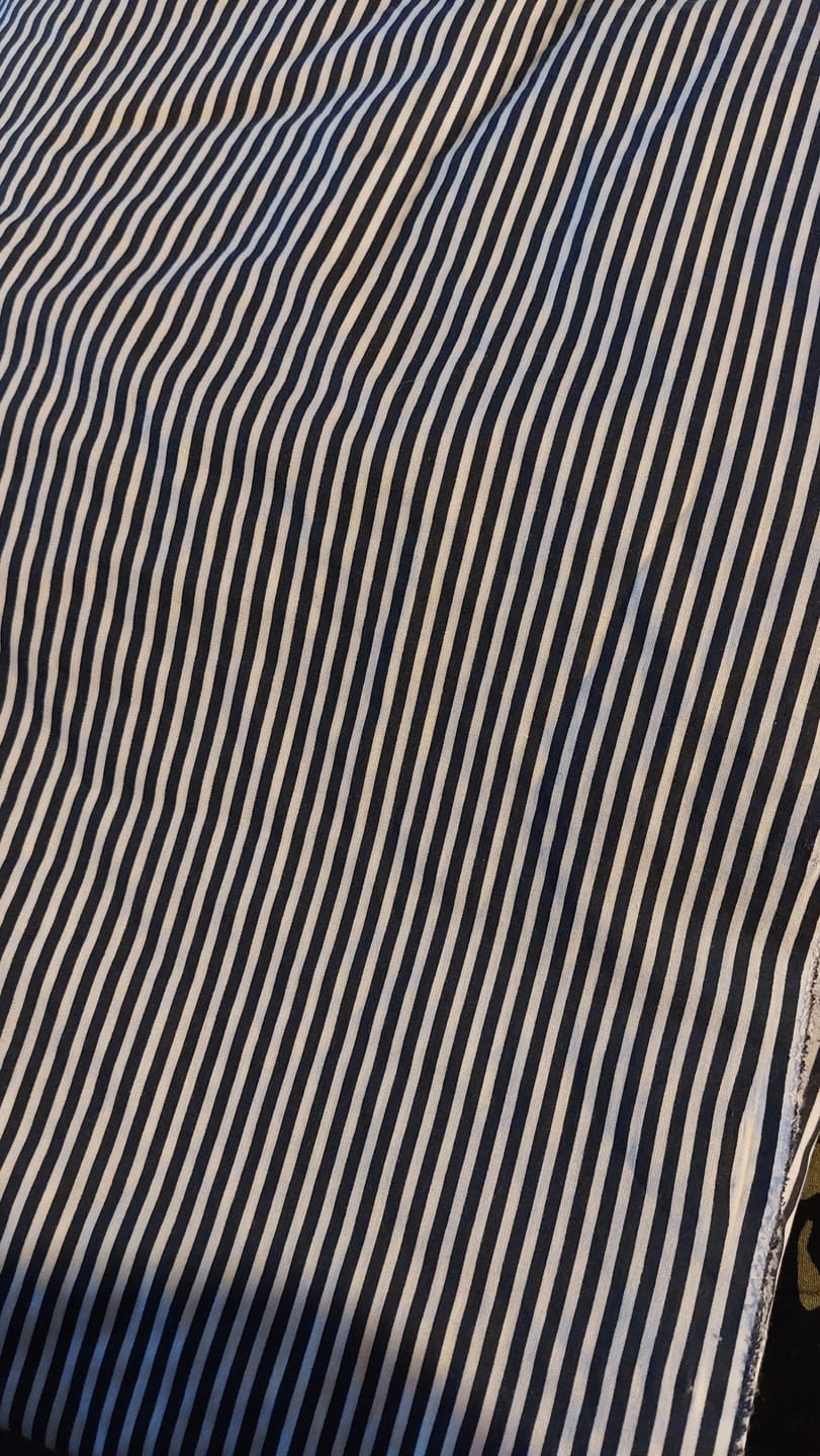 Customer photo review of Candy Stripes Polycotton Fabric