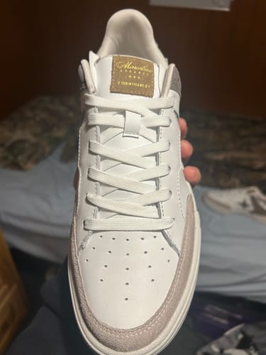 Customer photo review of 2 Corinthians 5:7 Premium Sneakers