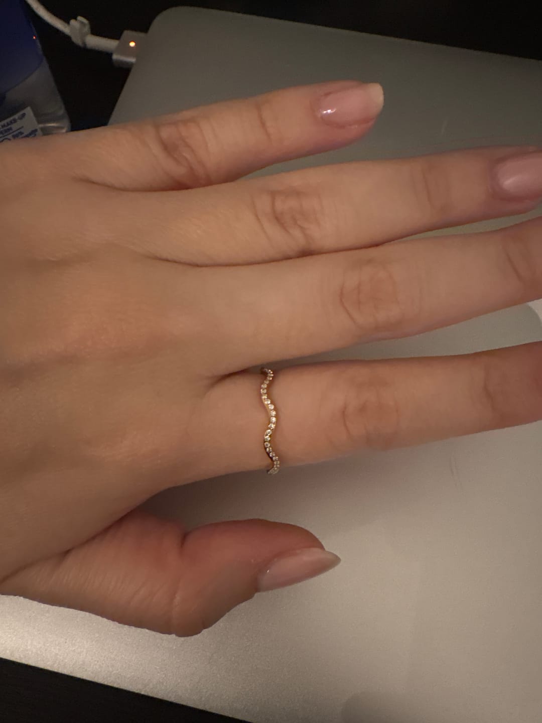 Customer photo review of Wavy Ring | 18K vergoldet
