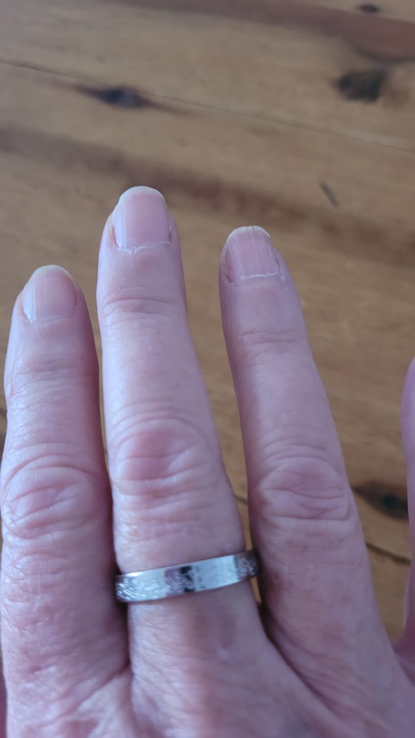 Customer photo review of "And we created you in Pairs" Ring